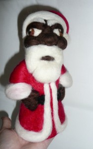 black santa
